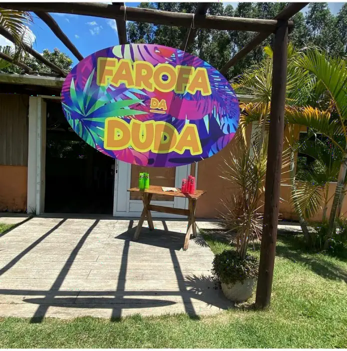 Placa de Aniversário em PVC
