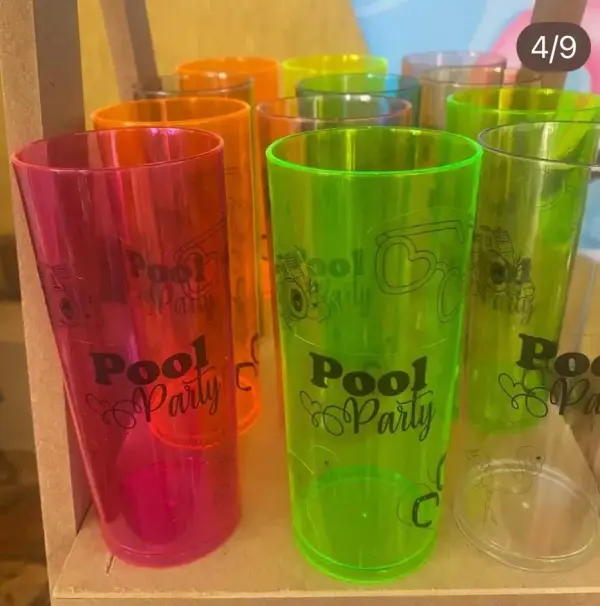 Copos long drink personalizados coloridos neon - Profissional Print